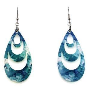 blue dream teardrop earrings