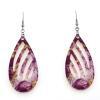 Mesmerizing Pretty Pink Teardrop Earrings